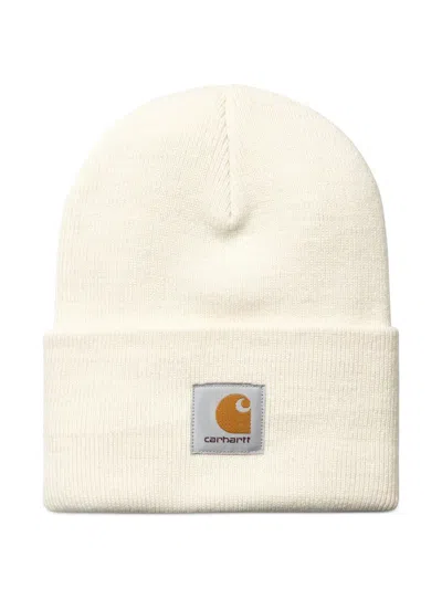 Carhartt Logo-patch Beanie In White