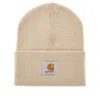 Carhartt Acrylic Watch Hat Hats White In Sand