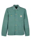Carhartt Michigan Cotton Canvas Jacket In Silver Pine