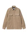 Carhartt Logo-patch Buttoned Shirt In Nude