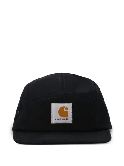 Carhartt Logo-patch Cap In Black