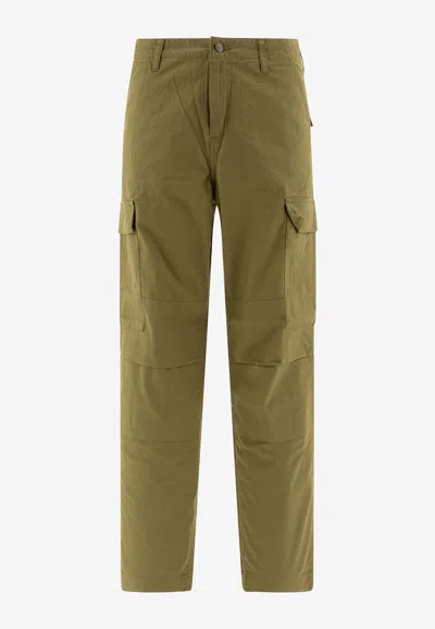 CARHARTT LOGO-PATCH CARGO PANTS