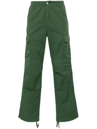 Carhartt Logo-patch Cargo Pants In Green