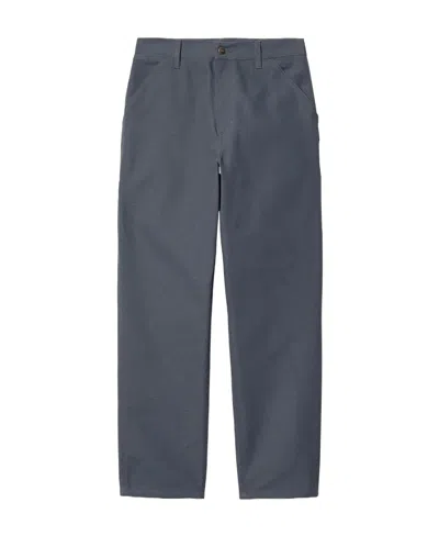 Carhartt Logo Patch Casual Pants In Gray