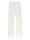 Carhartt Logo-patch Cotton Jeans In White