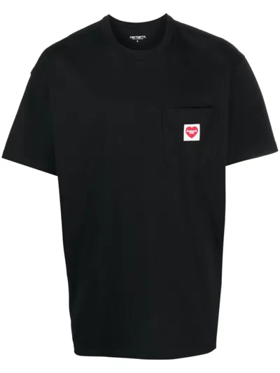 CARHARTT LOGO-PATCH COTTON T-SHIRT