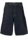 Carhartt Wip Bermuda Rinsed Single Knee In Blue