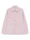 Carhartt Chore Coat With Chest And Front Pockets In Pink