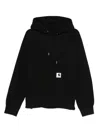 Carhartt Logo-patch Hoodie In Black