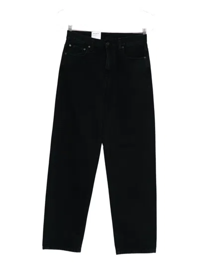 Carhartt Logo-patch Jeans In Black