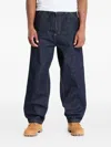 Carhartt Denim Trousers With Belt Loops In Blue