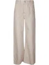 Carhartt Logo-patch Jeans In Neutrals