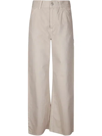 Carhartt Logo-patch Jeans In Nude
