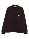 Carhartt Logo-patch Polo Sweatshirt In Multi