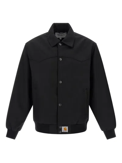 CARHARTT LOGO PATCH RIBBED RAY JACKET