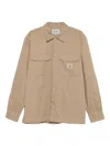 Carhartt Logo-patch Shirt In Neutral