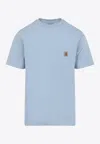 Carhartt Work In Progress Logo Pocket T-shirt In Sky Blue
