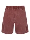 Carhartt Chase Swim Shorts In Red