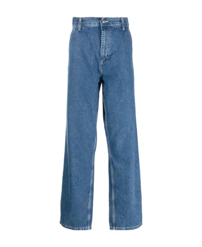 Carhartt High-waist Loose-fit Jeans In Blue