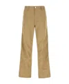 Carhartt Beige Polyester Blend Simple Pant In Multicolor