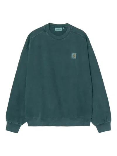Carhartt Logo-patch Sweater In Green