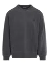 Carhartt Classic Crewneck Sweatshirt With Minimalist Design In Black