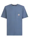 Carhartt Hudson Pocket T-shirt In Blue