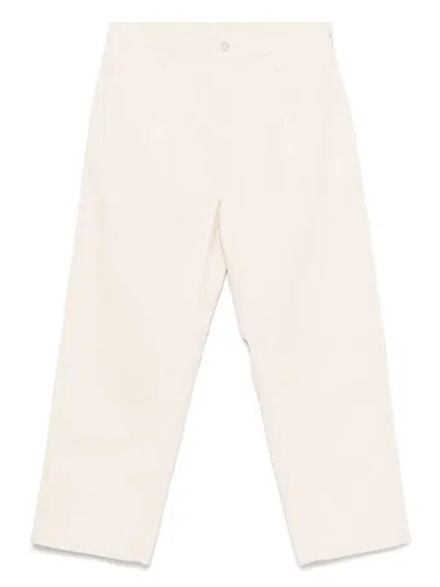 Carhartt Logo-patch Trousers In 中性色