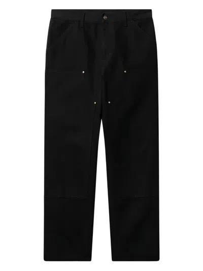 Carhartt Wip Rinsed Double Knee Pant In Black