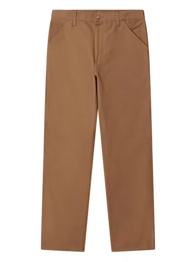 CARHARTT LOGO-PATCH TROUSERS