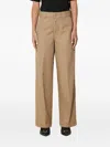 Carhartt Logo-patch Trousers In Neutral