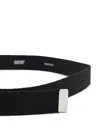 Carhartt Logo-plaque Belt In Black
