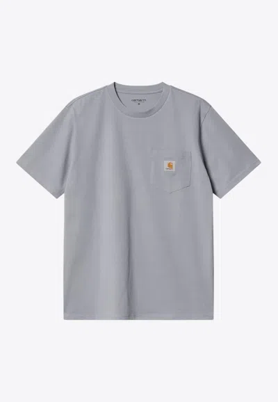 CARHARTT LOGO POCKET CREWNECK T-SHIRT
