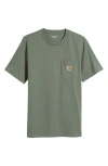 Carhartt Logo Pocket T-shirt In Park