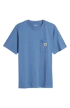 Carhartt Logo Pocket T-shirt In Sorrent