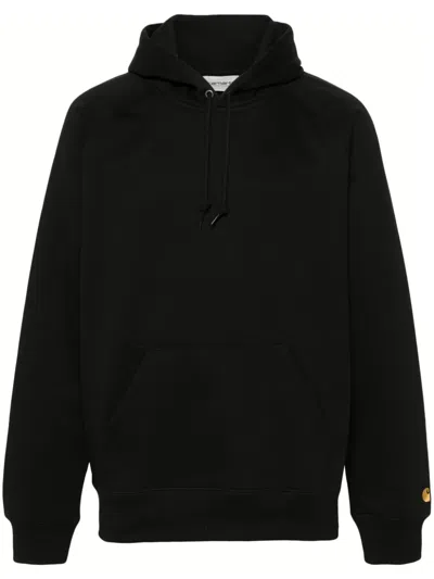 CARHARTT LOGO印花棉混纺连帽衫
