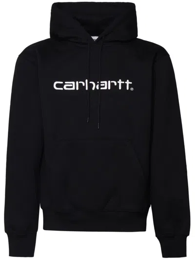 CARHARTT LOGO-PRINT HOODIE