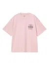 Carhartt Logo-print T-shirt In Pink