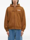 Carhartt Work In Progress Runaway Zip-up Hoodie In Brown
