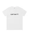 Carhartt Script Logo Graphic T-shirt In White