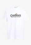Carhartt Label Script Organic Cotton T-shirt In White