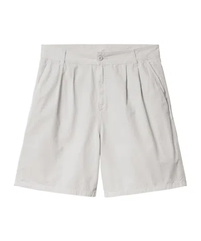 Carhartt Logo Shorts In Grey