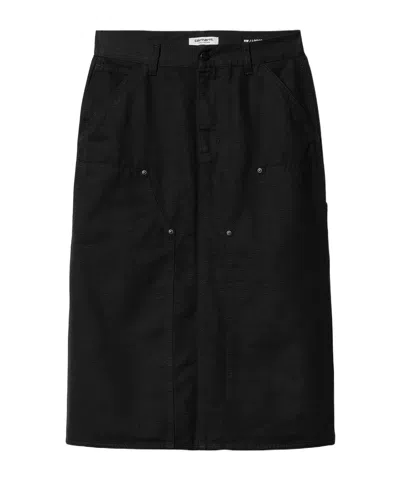 Carhartt Logo Skirt In Black