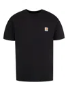 Carhartt Logo T-shirt In Black
