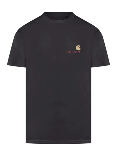 Carhartt Logo T-shirt In Black