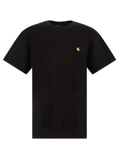 Carhartt Logo T-shirt In Black