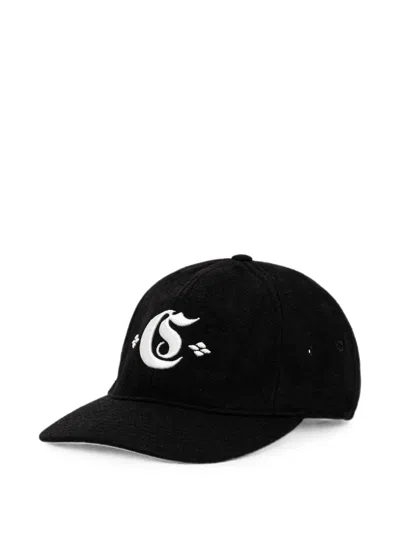 Carhartt Logo-embroidered Baseball Cap In Black