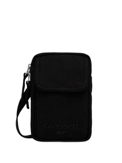 Carhartt Logo-embroidered Belt Bag In Black