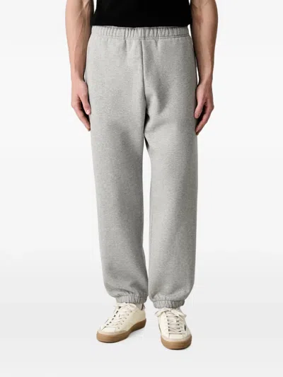 Carhartt Logo-embroidered Track Trousers In Gray