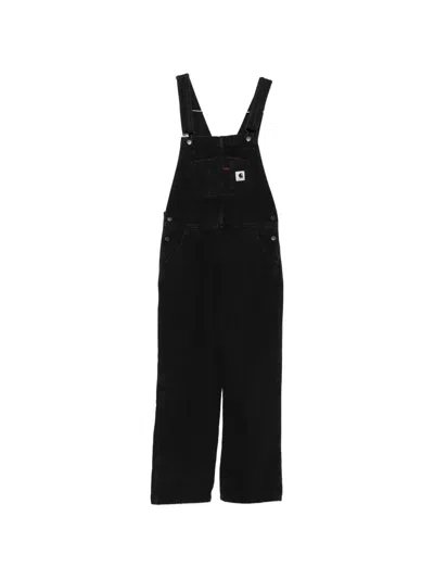 Carhartt Logo-patch Overalls In Black